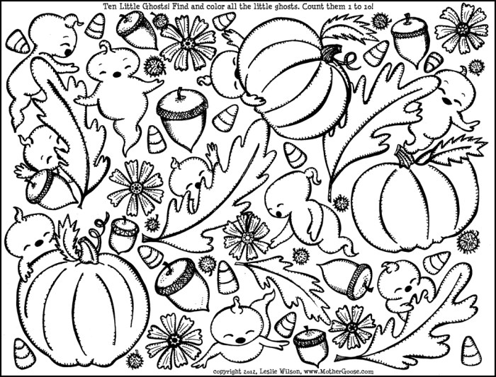 Fall coloring pages for kids pdf