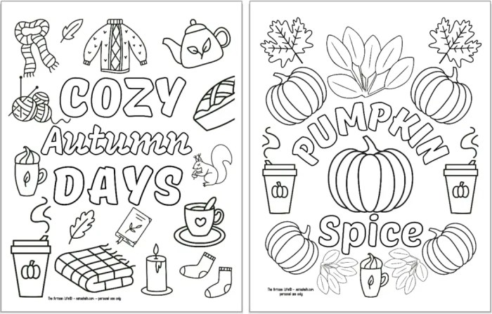 Fall coloring pages for kids pdf