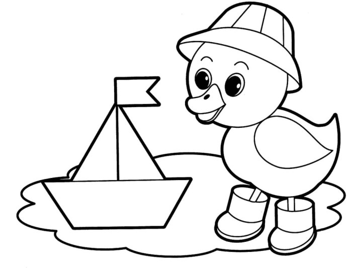 Coloring pages for kids easy