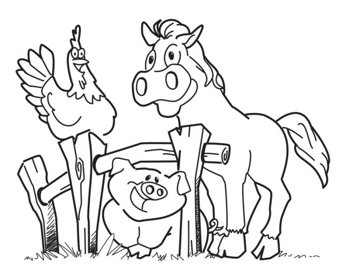 Coloring Sheets for Kids Animals