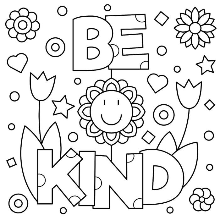 Inspirational Coloring Pages for Kids