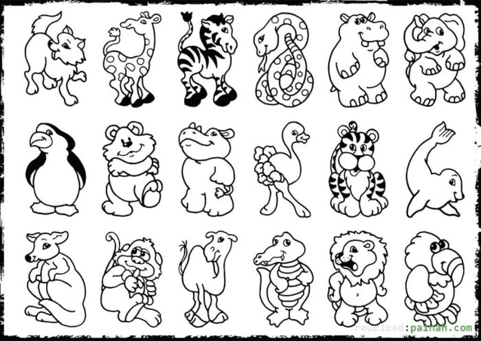 Animal Coloring Pages for Kids A Comprehensive Guide