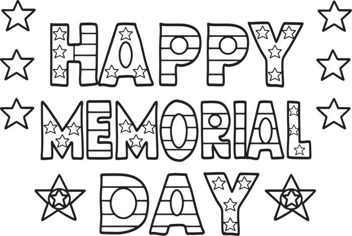 Free Memorial Day Coloring Pages for Kids