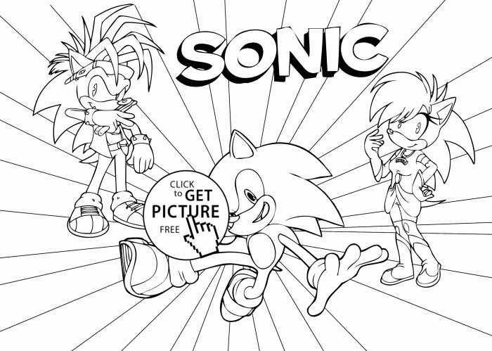 Sonic Coloring Pages for Kids Fun and Learning