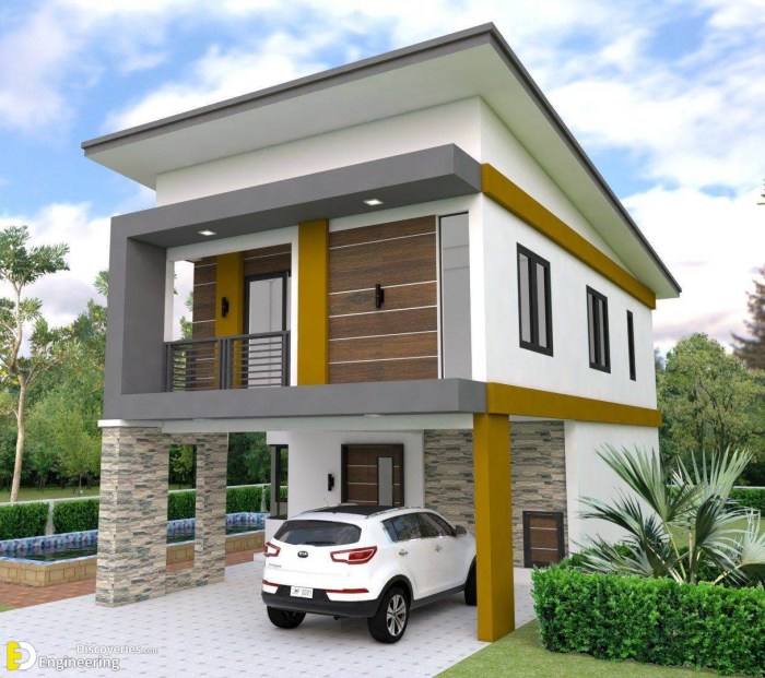 2 storey 3 bedroom house design