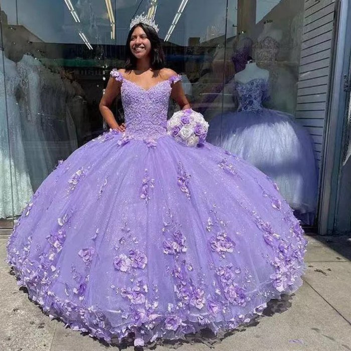 Wedding dresses pink and purple