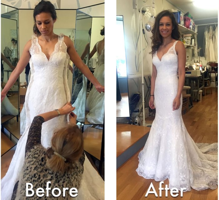 Alterations before after big fits glove away week huge day like not difference but now comments weddingplanning