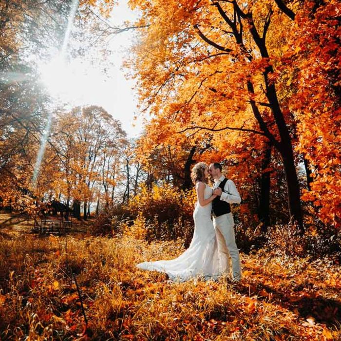 Autumn style wedding dresses