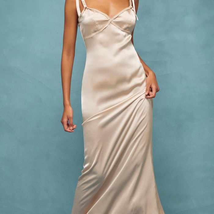 Wedding guest slip dress