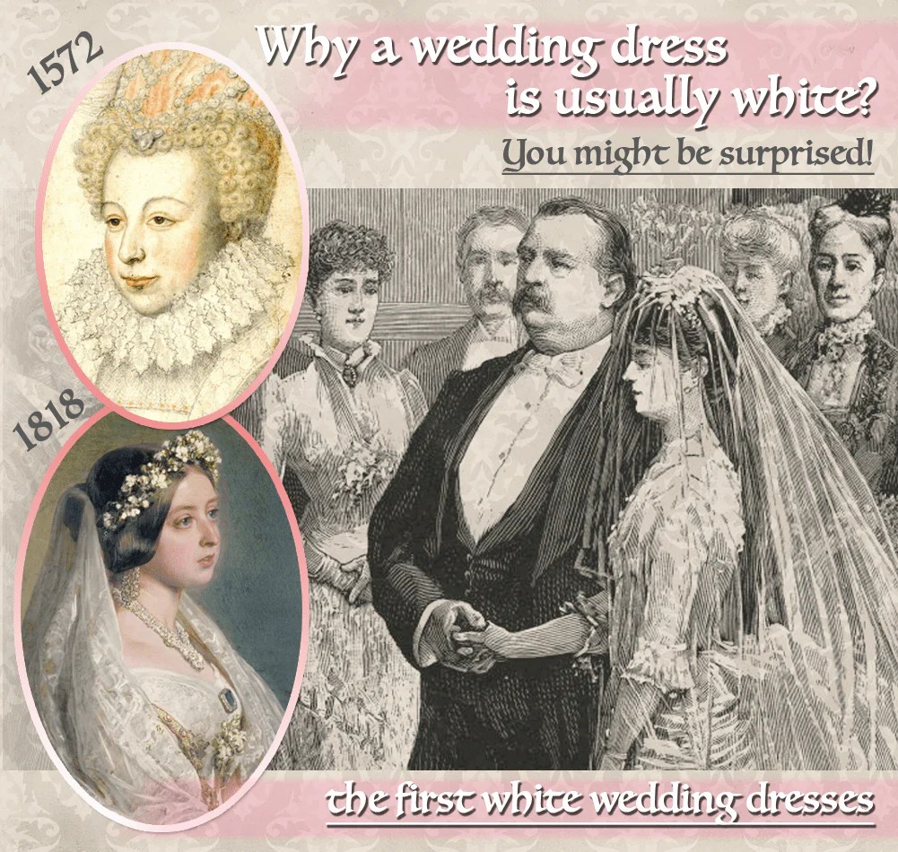 What does the white wedding dress symbolize